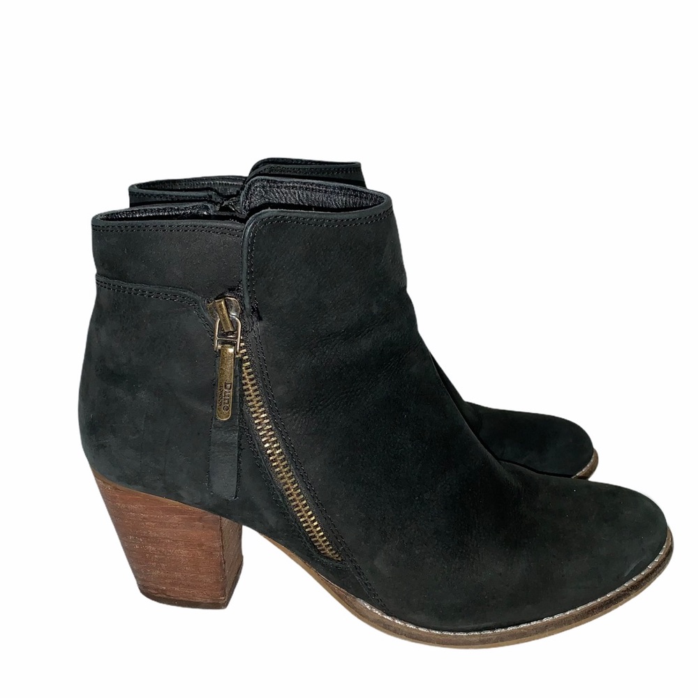 Dune London Stacked Heel Ankle Boots